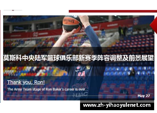 莫斯科中央陆军篮球俱乐部新赛季阵容调整及前景展望